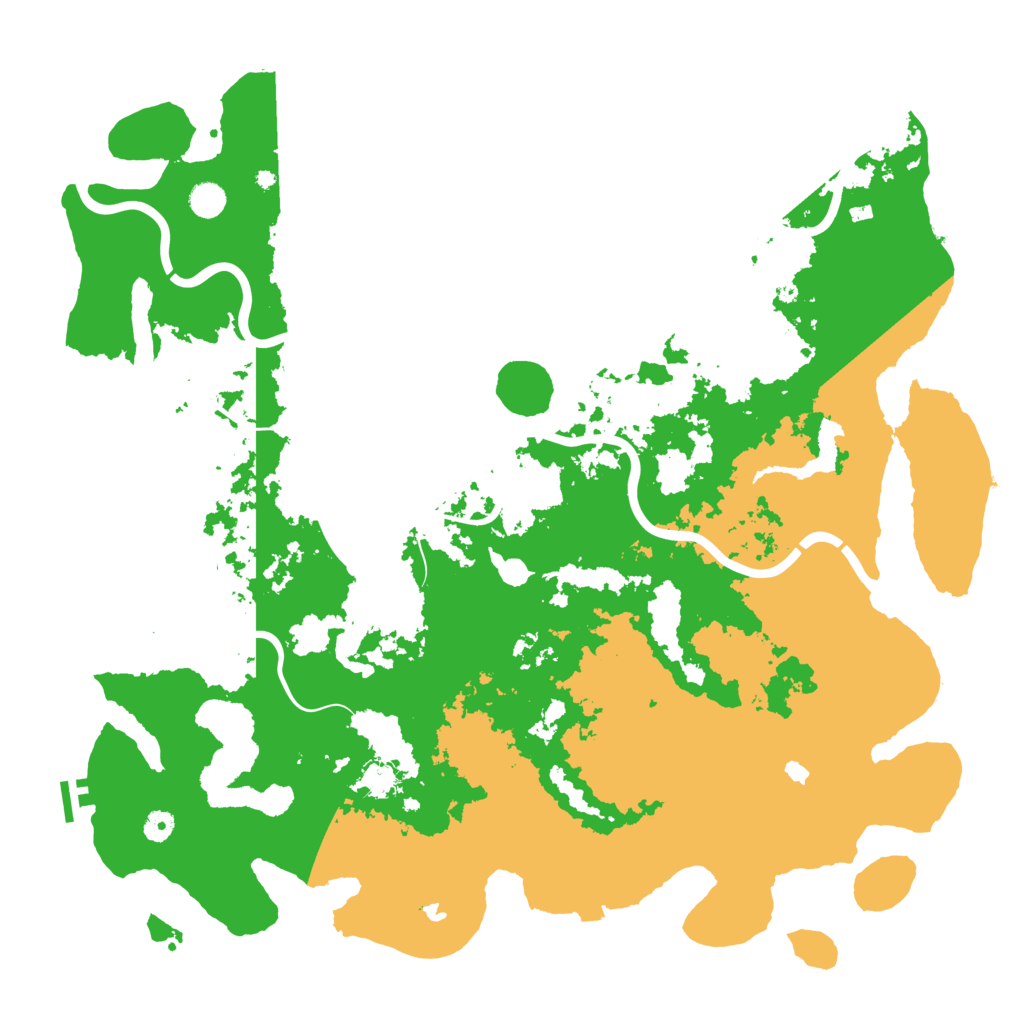 Biome Rust Map: Procedural Map, Size: 5000, Seed: 247753889