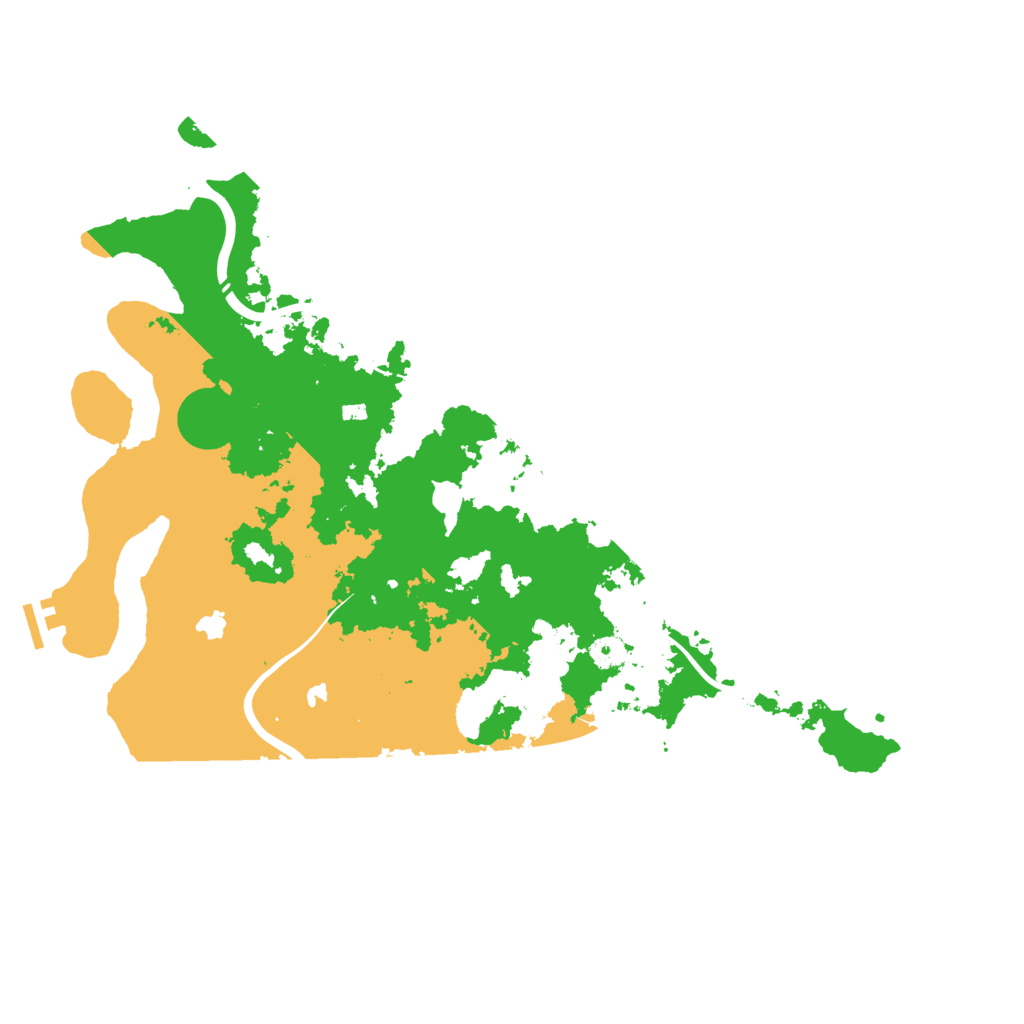 Biome Rust Map: Procedural Map, Size: 4500, Seed: 1520965009