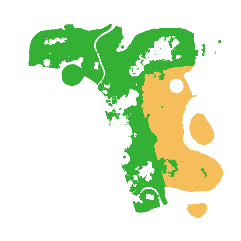 Biome Rust Map: Procedural Map, Size: 3000, Seed: 6835214
