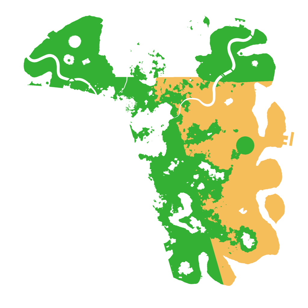 Biome Rust Map: Procedural Map, Size: 4500, Seed: 2140220605