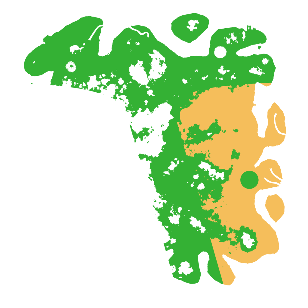 Biome Rust Map: Procedural Map, Size: 4500, Seed: 2140220605