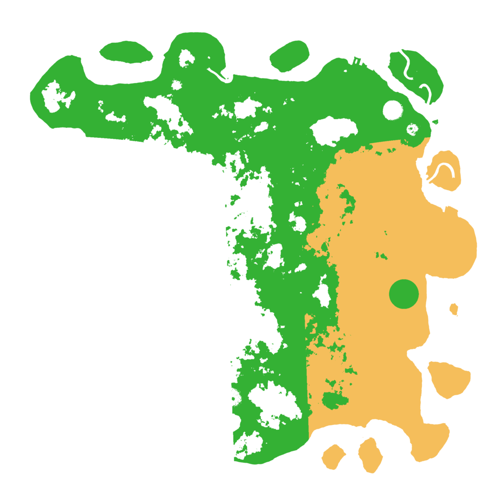 Biome Rust Map: Procedural Map, Size: 4500, Seed: 13096