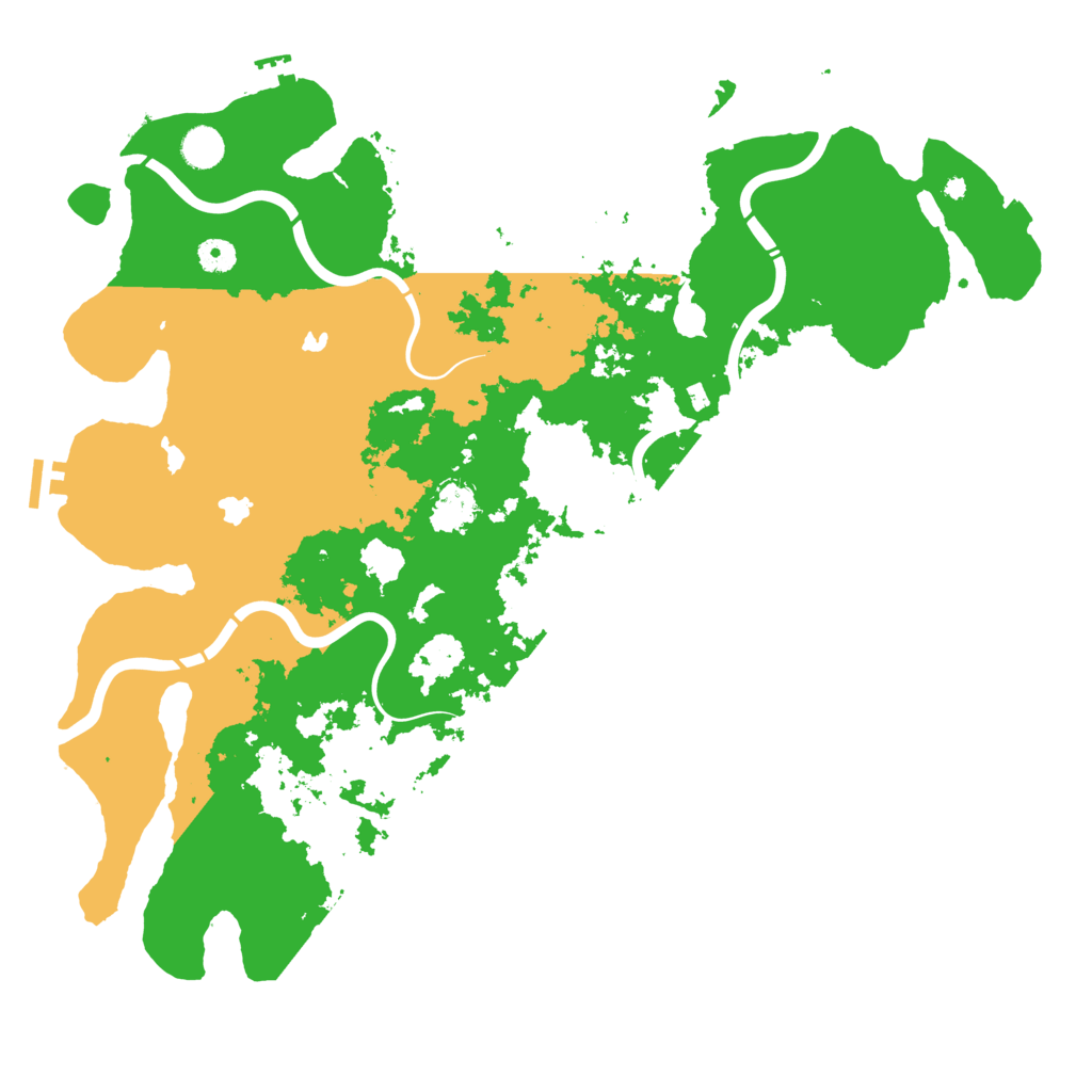 Biome Rust Map: Procedural Map, Size: 4500, Seed: 500260332