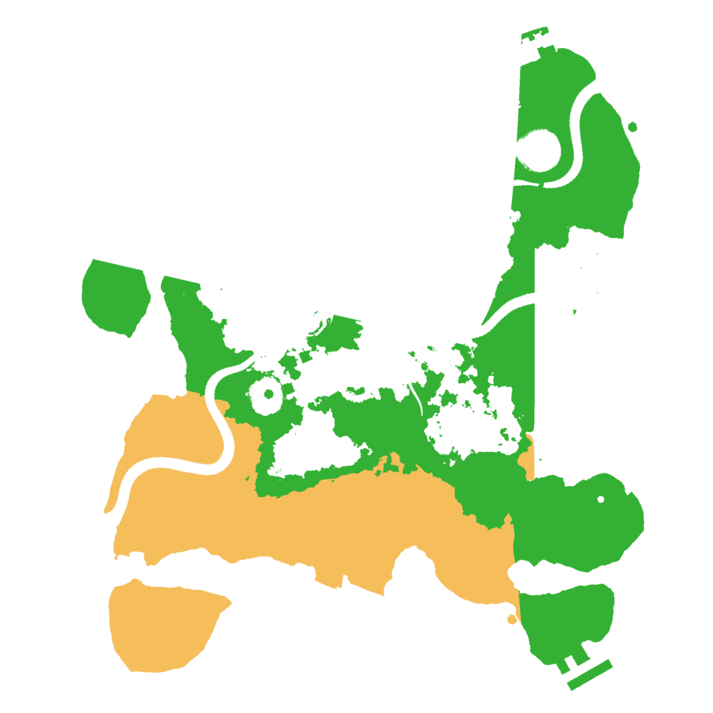 Biome Rust Map: Procedural Map, Size: 3000, Seed: 6012