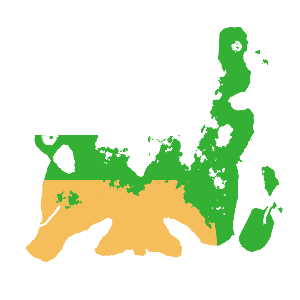 Biome Rust Map: Procedural Map, Size: 3000, Seed: 84190