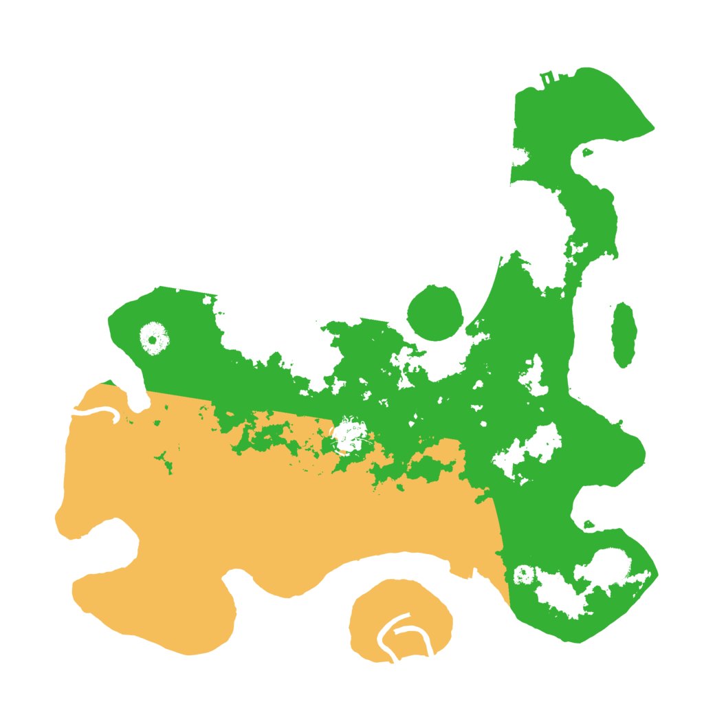 Biome Rust Map: Procedural Map, Size: 3500, Seed: 1299788382