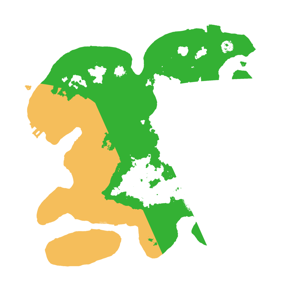 Biome Rust Map: Procedural Map, Size: 2500, Seed: 1953393052