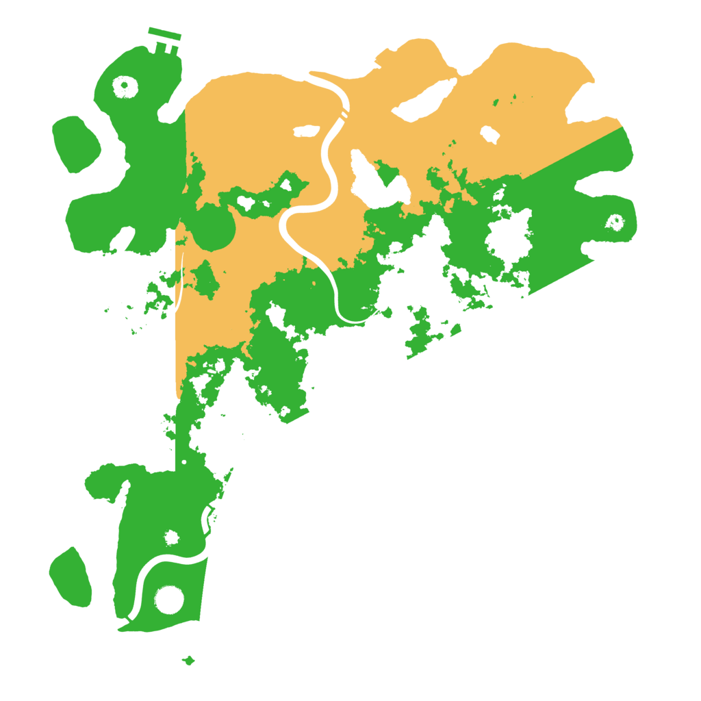 Biome Rust Map: Procedural Map, Size: 4300, Seed: 46658195