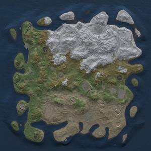 Thumbnail Rust Map: Procedural Map, Size: 4250, Seed: 4564, 19 Monuments
