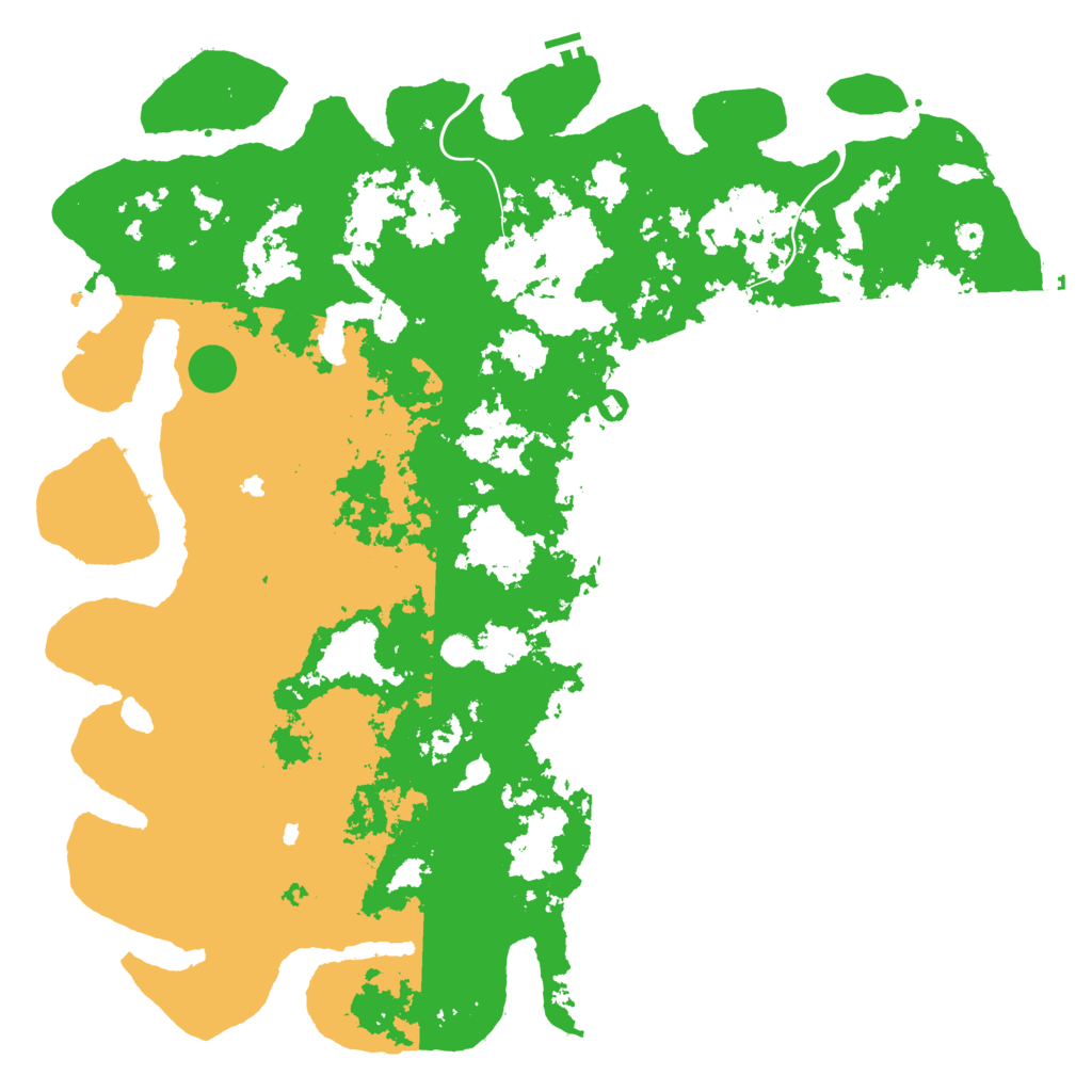 Biome Rust Map: Procedural Map, Size: 6000, Seed: 1400012
