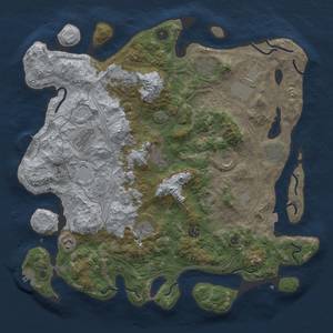 Thumbnail Rust Map: Procedural Map, Size: 4250, Seed: 1684043498, 19 Monuments