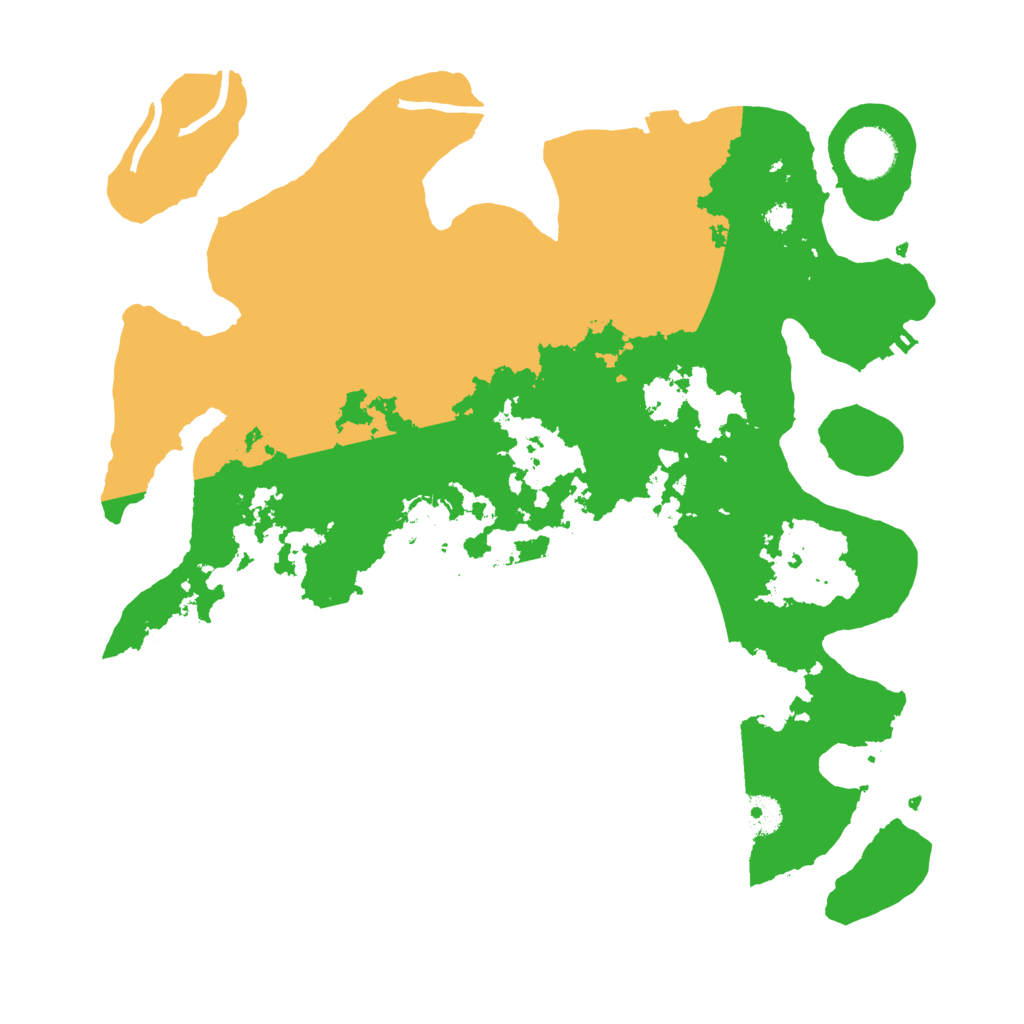 Biome Rust Map: Procedural Map, Size: 3500, Seed: 480203089