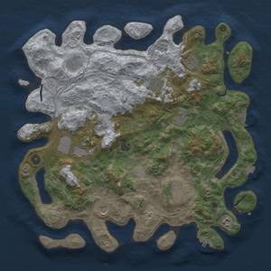 Thumbnail Rust Map: Procedural Map, Size: 4250, Seed: 1538242035, 19 Monuments