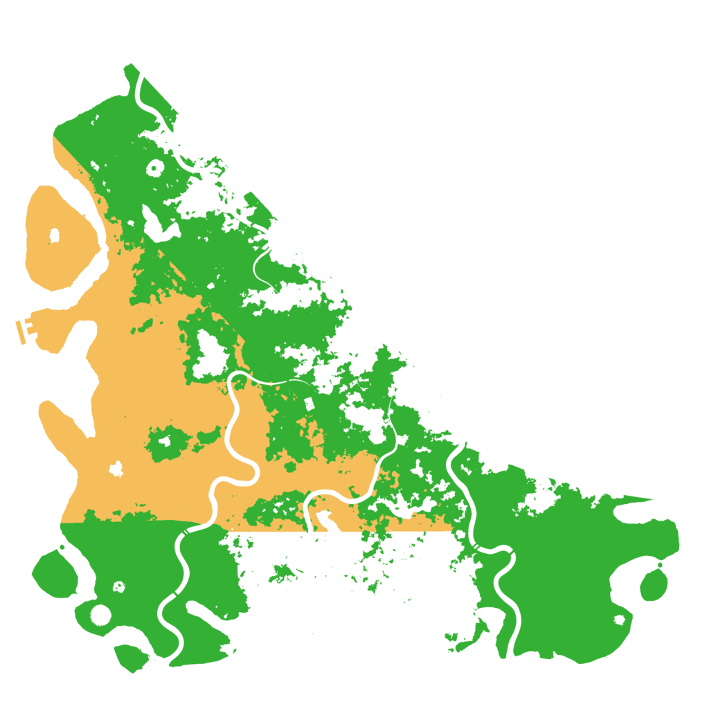 Biome Rust Map: Procedural Map, Size: 6000, Seed: 900000100
