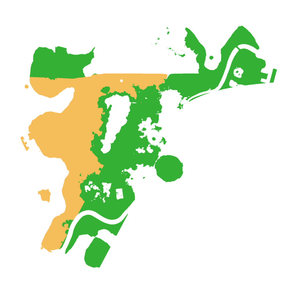 Biome Rust Map: Procedural Map, Size: 3000, Seed: 143402026