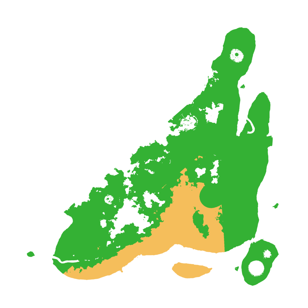 Biome Rust Map: Procedural Map, Size: 3500, Seed: 337739407