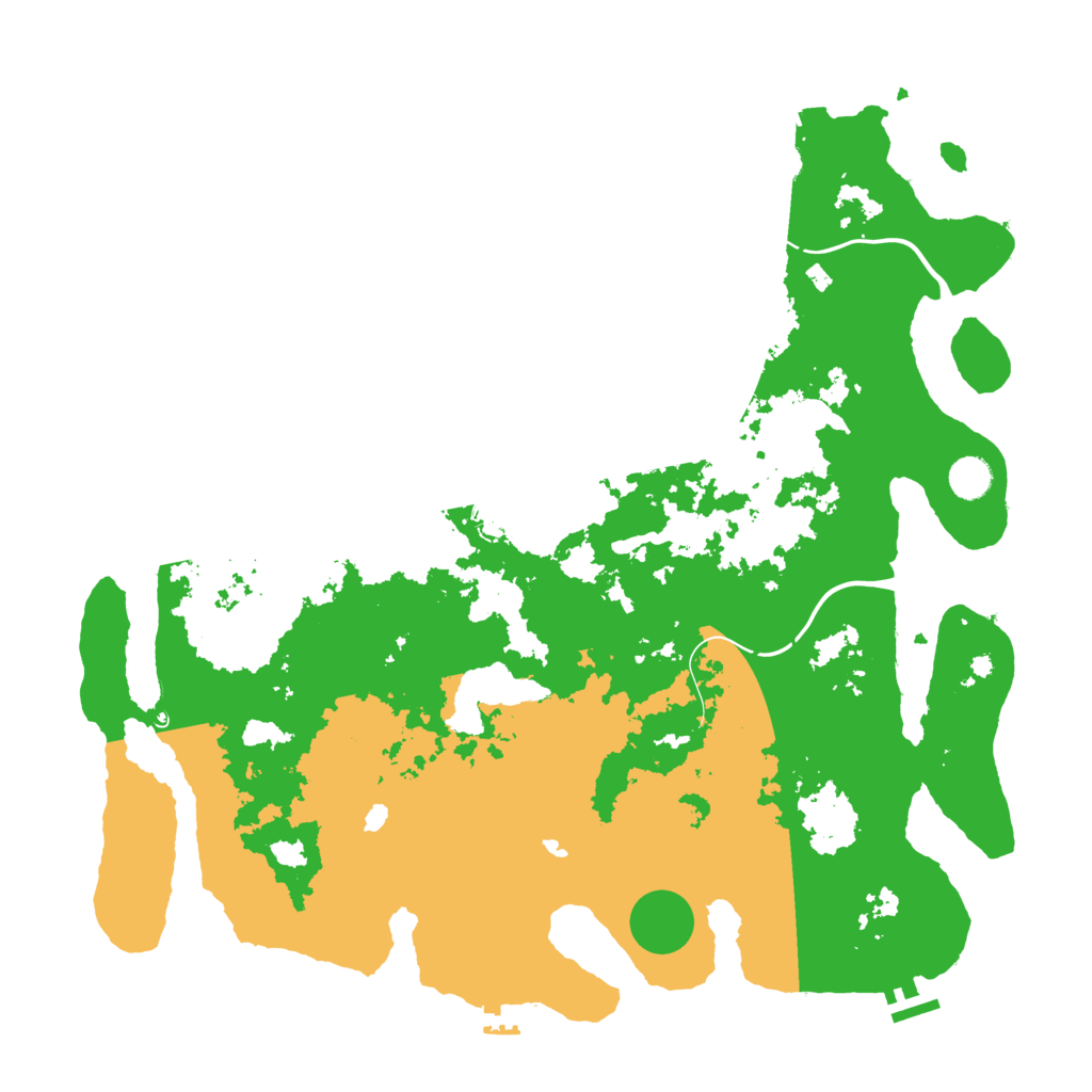 Biome Rust Map: Procedural Map, Size: 4500, Seed: 55023714