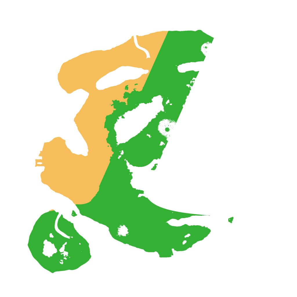 Biome Rust Map: Procedural Map, Size: 2500, Seed: 1814363330