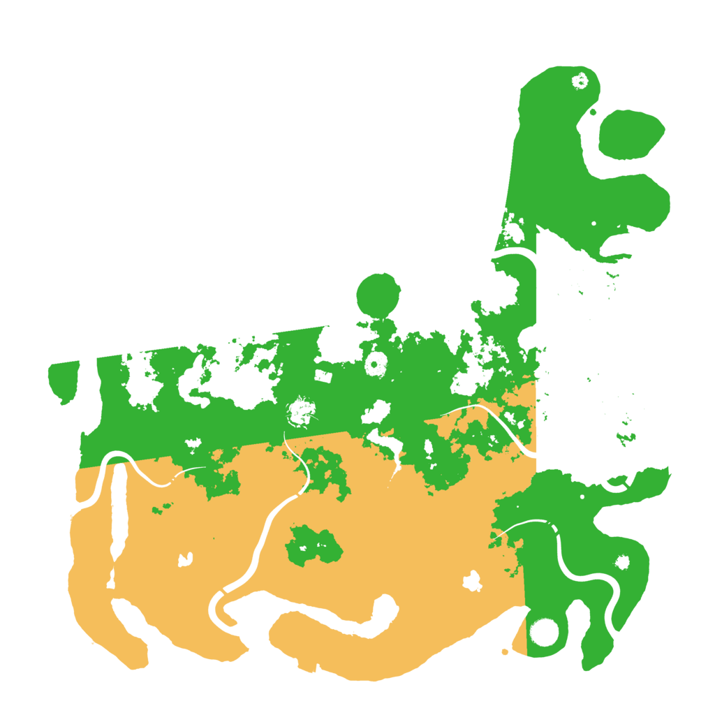 Biome Rust Map: Procedural Map, Size: 4500, Seed: 732598295