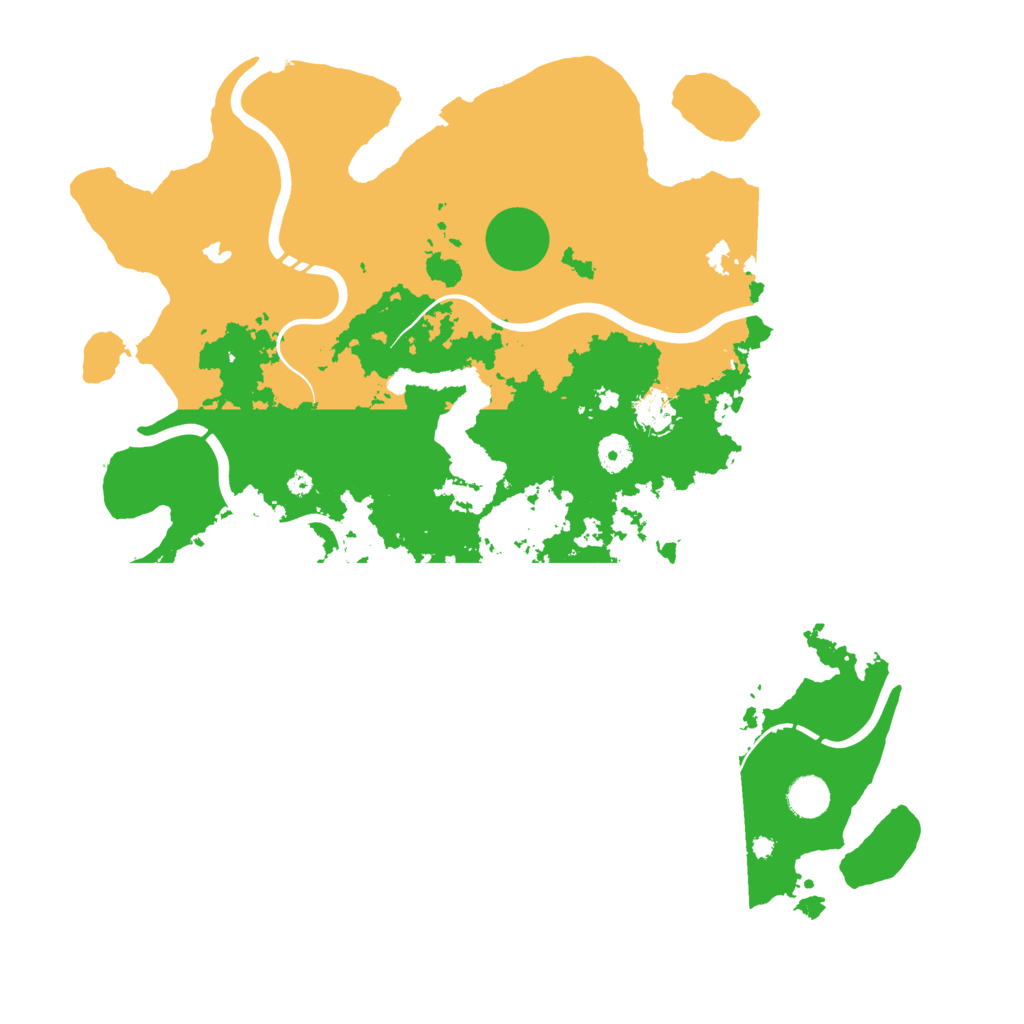 Biome Rust Map: Procedural Map, Size: 4250, Seed: 2341