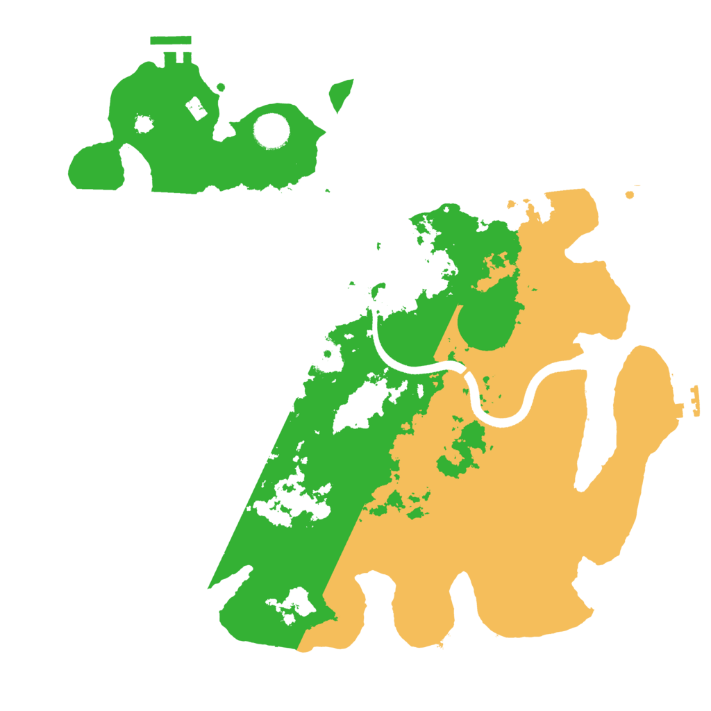 Biome Rust Map: Procedural Map, Size: 3500, Seed: 894262818