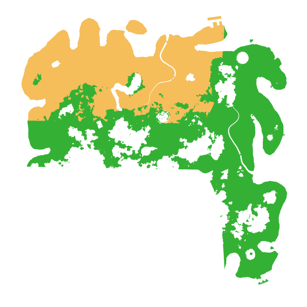 Biome Rust Map: Procedural Map, Size: 4500, Seed: 1622546521