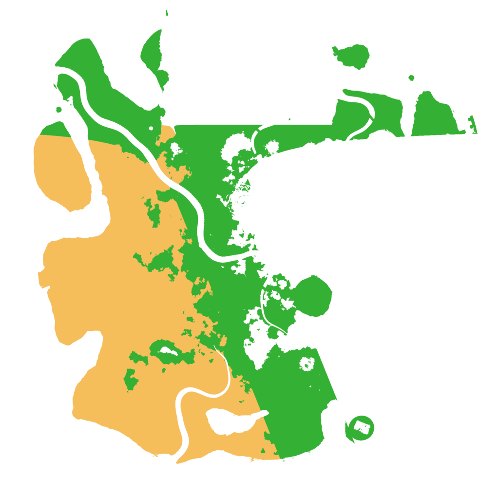 Biome Rust Map: Procedural Map, Size: 3500, Seed: 1282469442
