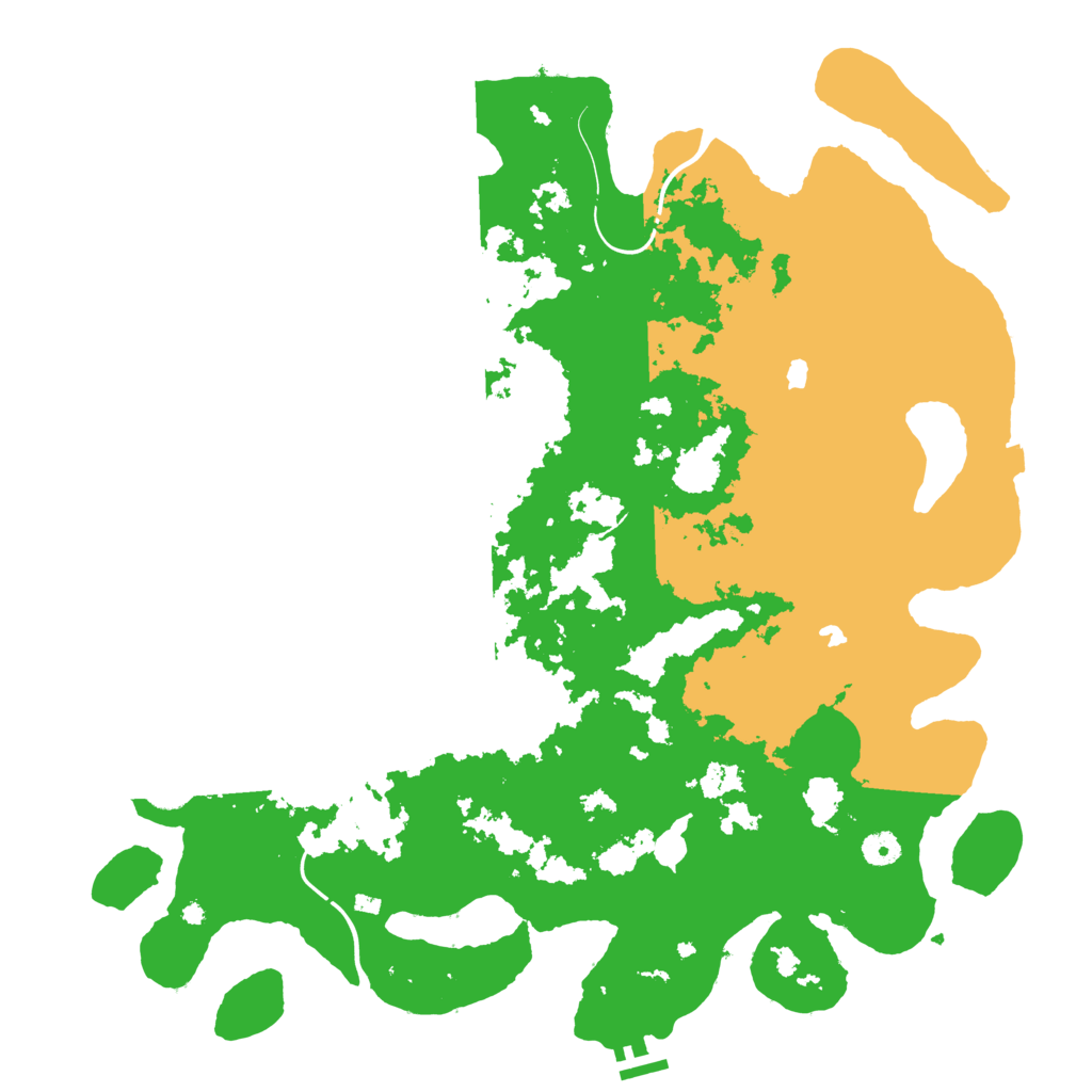 Biome Rust Map: Procedural Map, Size: 4500, Seed: 328984540