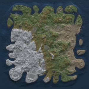 Thumbnail Rust Map: Procedural Map, Size: 4500, Seed: 758828111, 18 Monuments