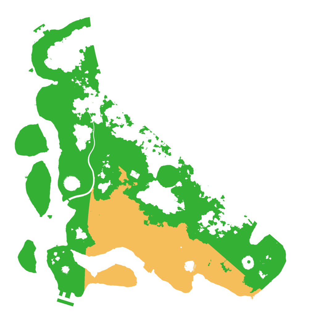 Biome Rust Map: Procedural Map, Size: 3750, Seed: 348792