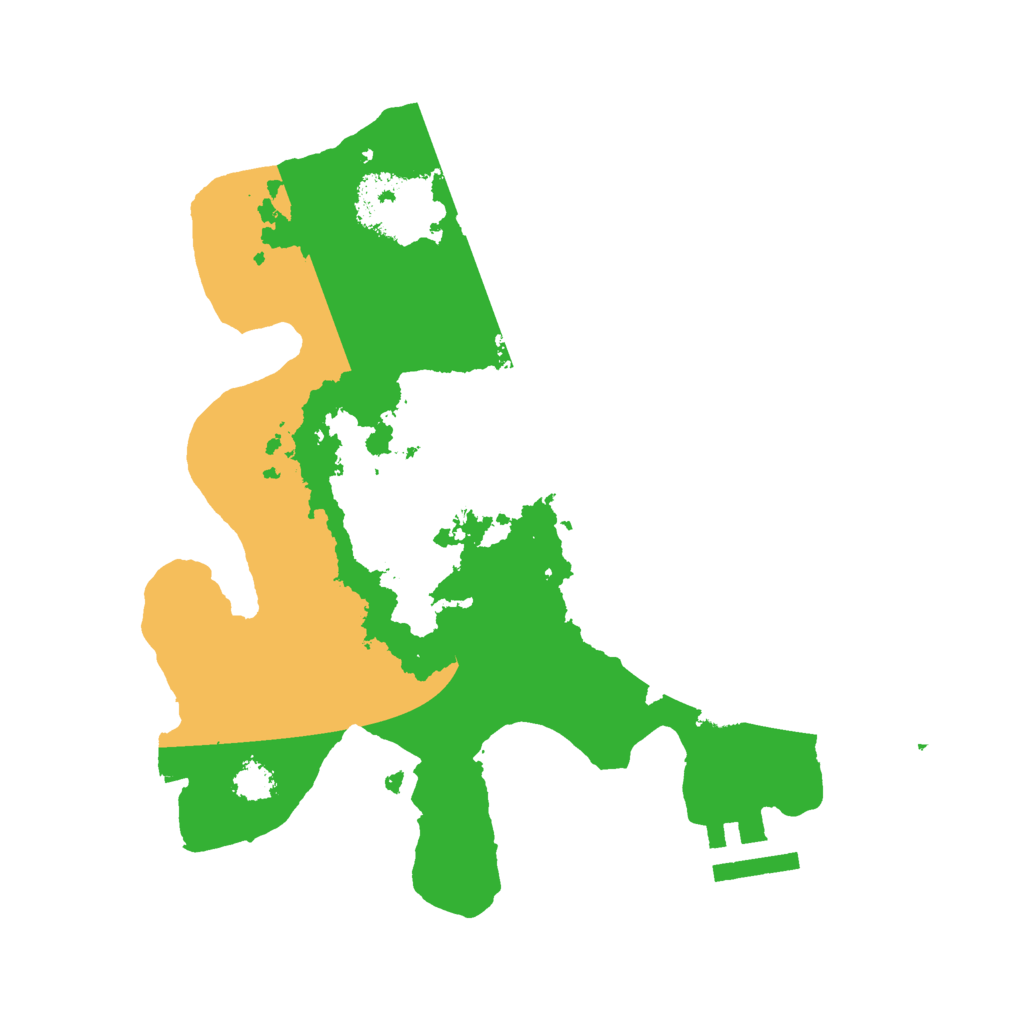 Biome Rust Map: Procedural Map, Size: 2400, Seed: 462264019