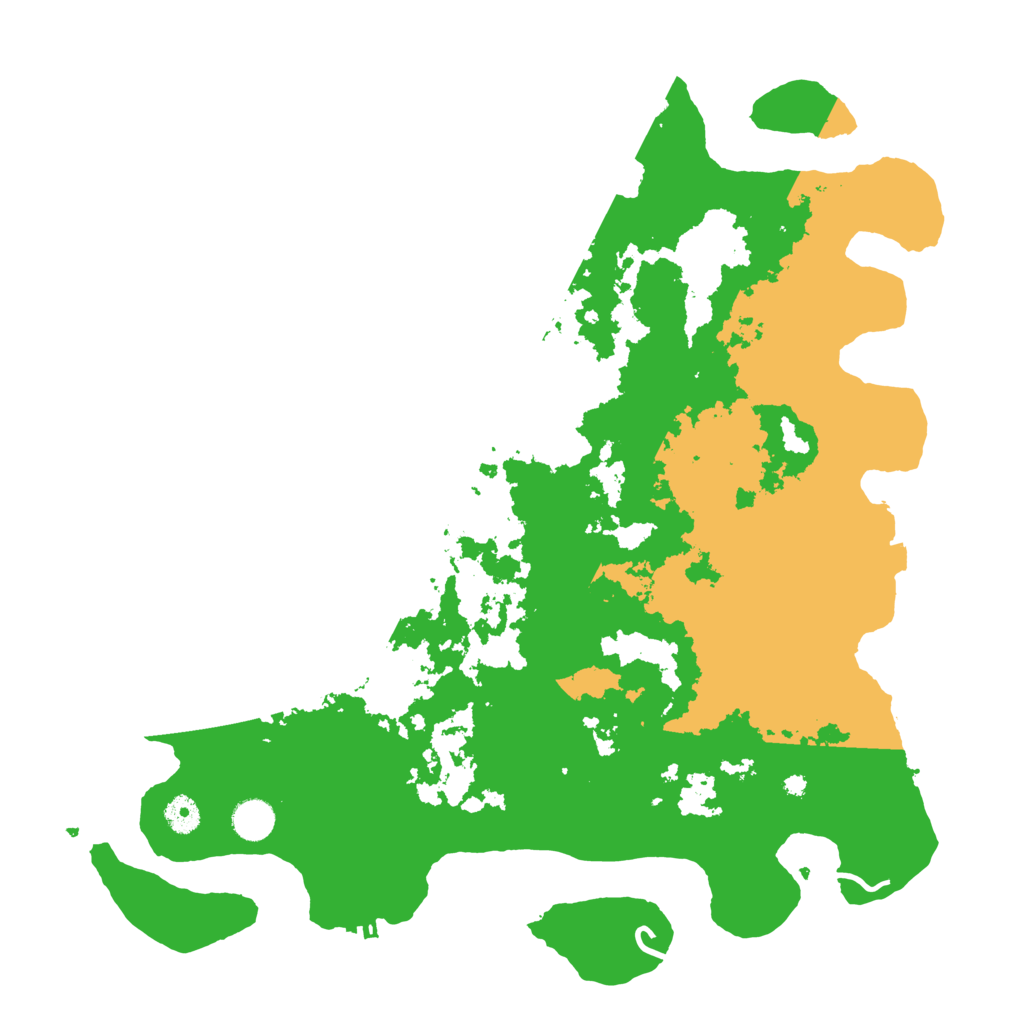 Biome Rust Map: Procedural Map, Size: 4300, Seed: 12080196