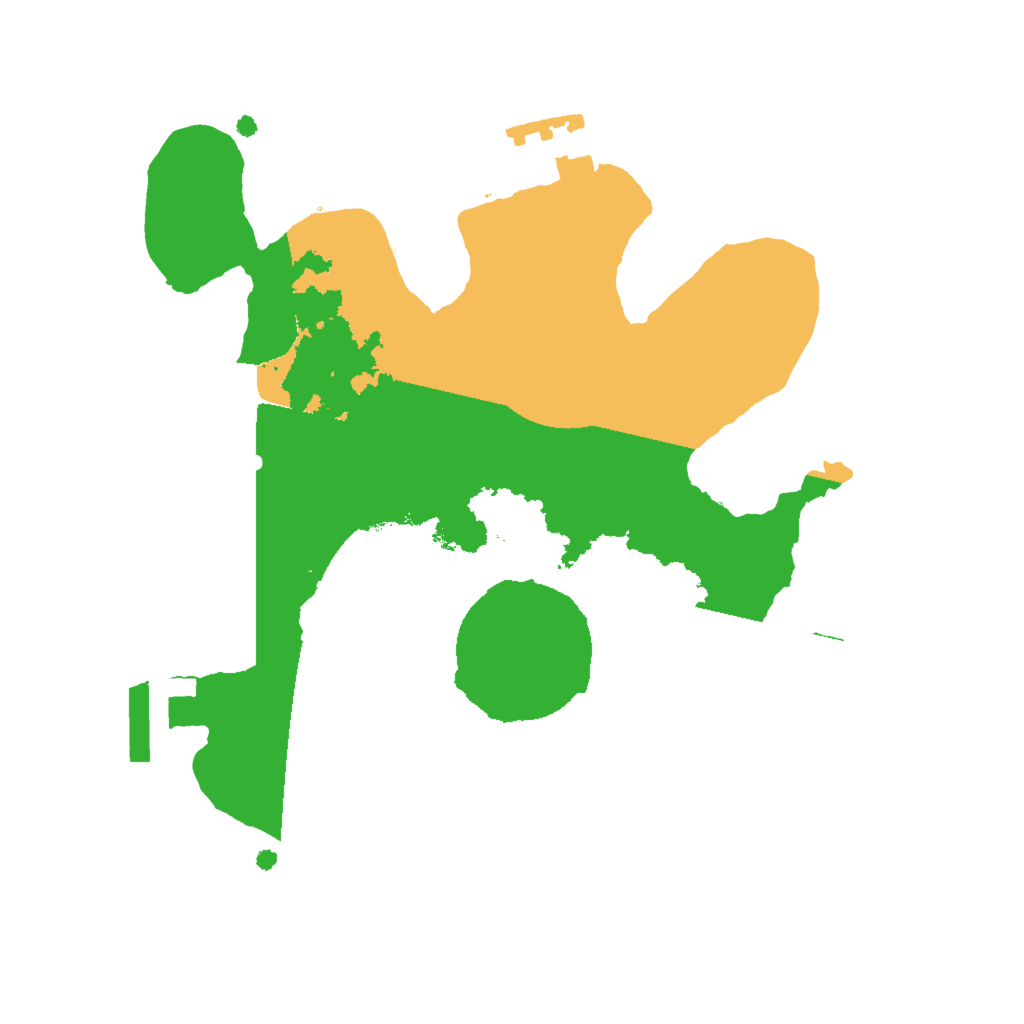 Biome Rust Map: Procedural Map, Size: 2000, Seed: 1564567