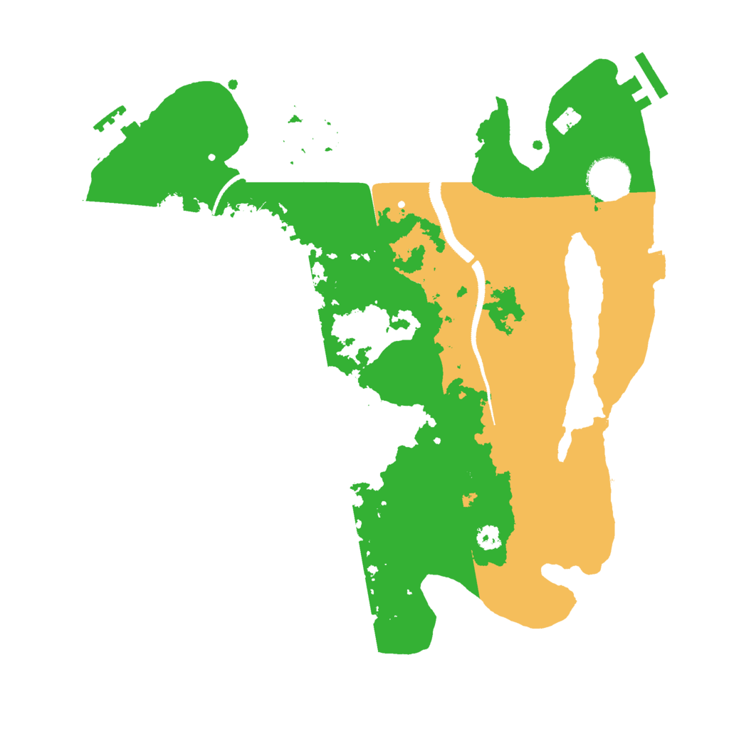 Biome Rust Map: Procedural Map, Size: 3000, Seed: 1420985938