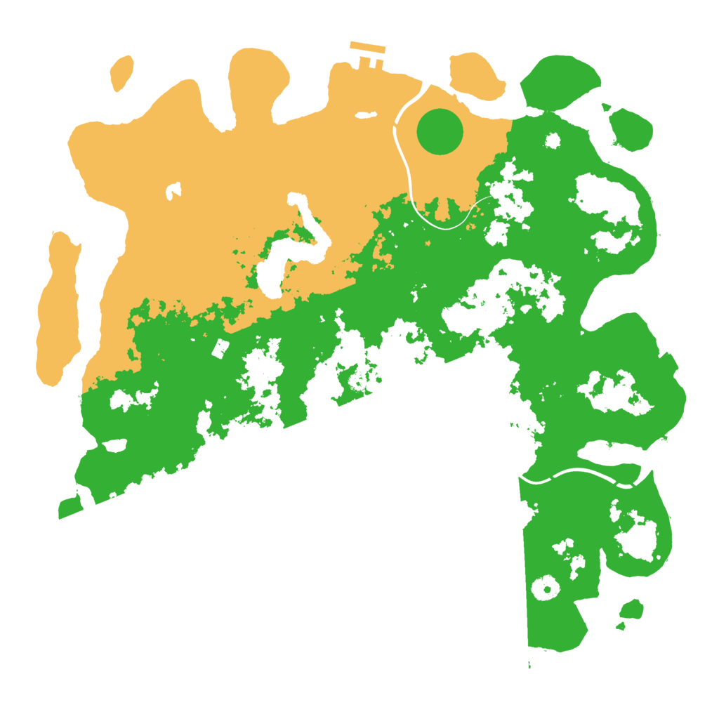 Biome Rust Map: Procedural Map, Size: 4100, Seed: 42465