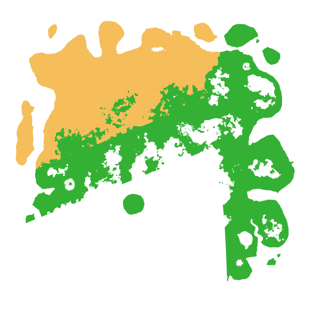 Biome Rust Map: Procedural Map, Size: 4100, Seed: 42465