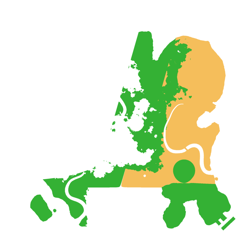 Biome Rust Map: Procedural Map, Size: 3000, Seed: 184494964