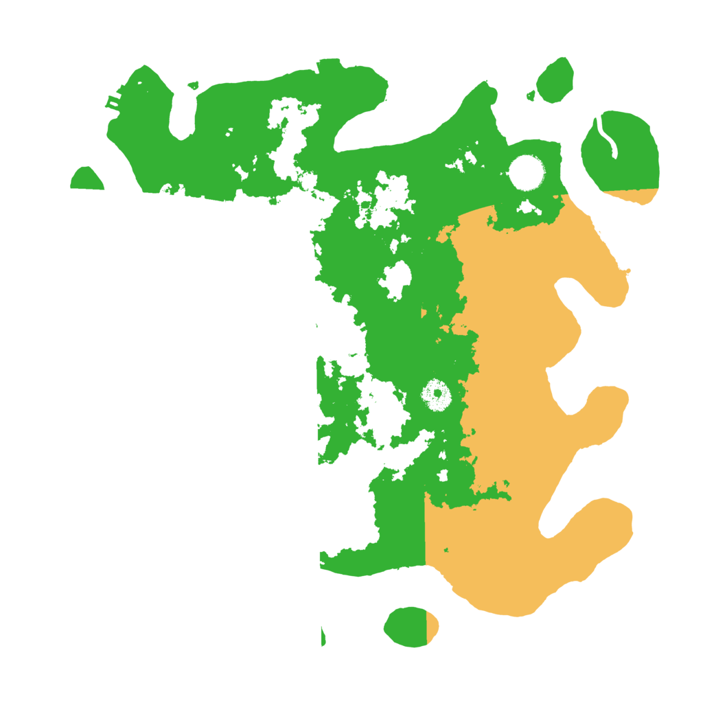 Biome Rust Map: Procedural Map, Size: 3500, Seed: 614171207