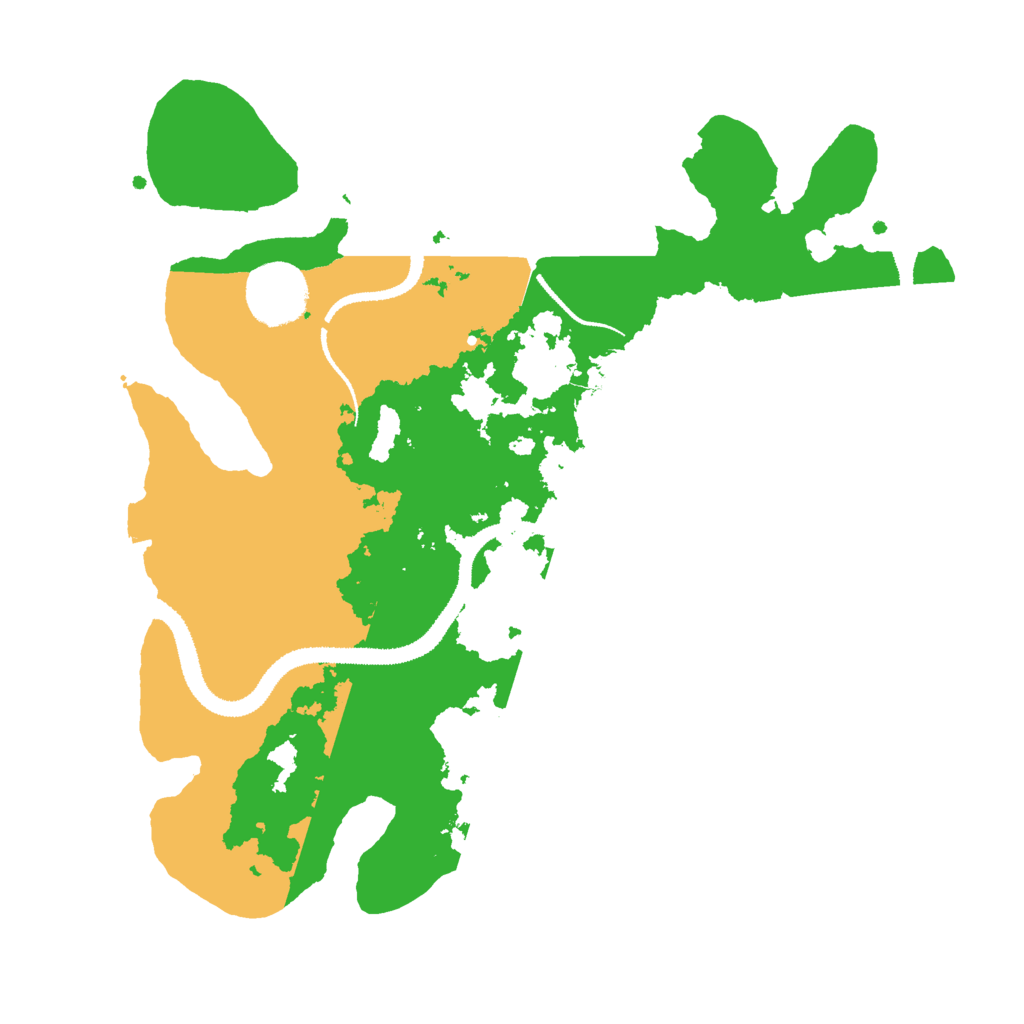 Biome Rust Map: Procedural Map, Size: 3000, Seed: 17623