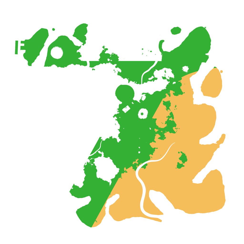 Biome Rust Map: Procedural Map, Size: 3600, Seed: 196372893