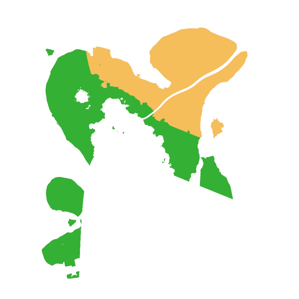 Biome Rust Map: Procedural Map, Size: 2000, Seed: 328851280