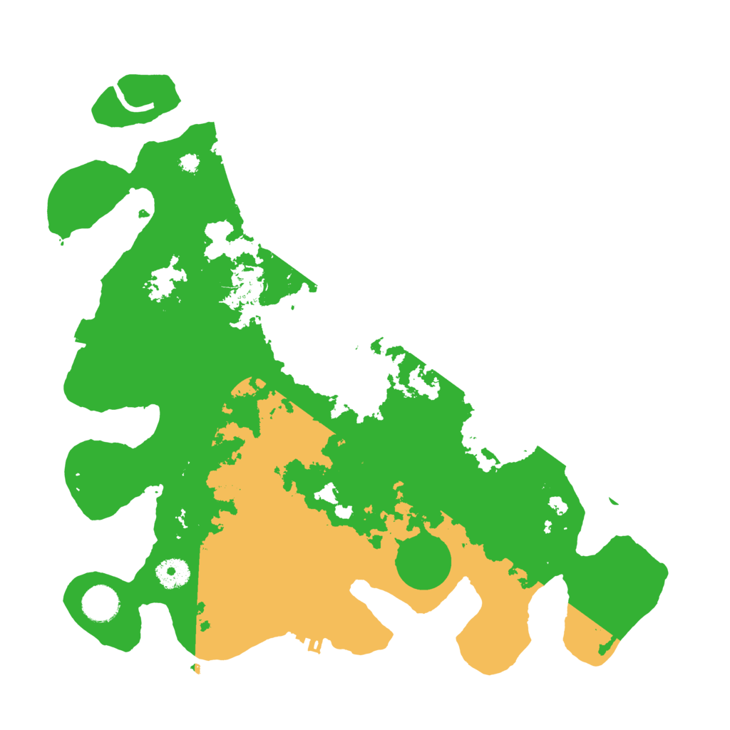 Biome Rust Map: Procedural Map, Size: 3500, Seed: 998049637