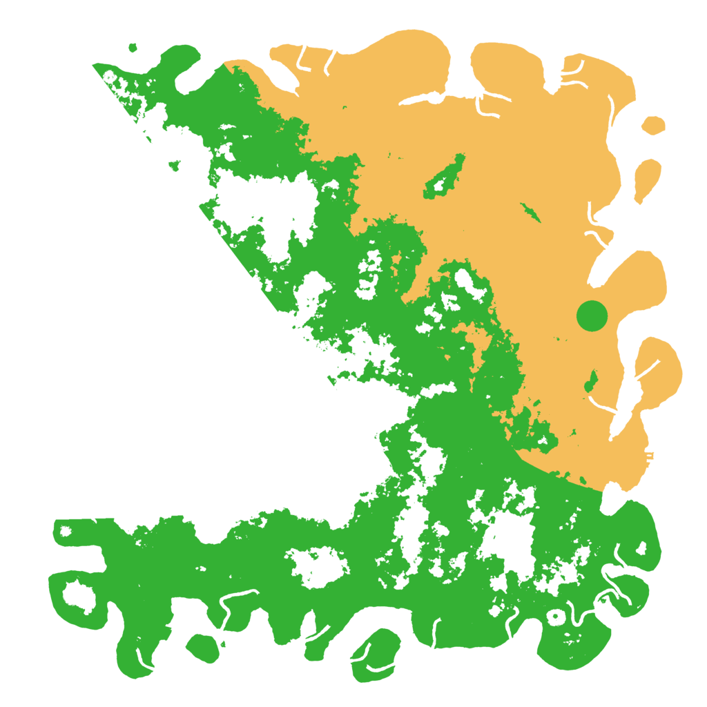 Biome Rust Map: Procedural Map, Size: 6000, Seed: 91113197