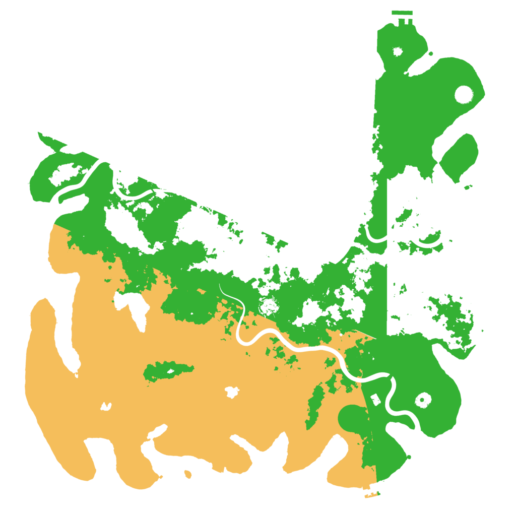Biome Rust Map: Procedural Map, Size: 5000, Seed: 64485589