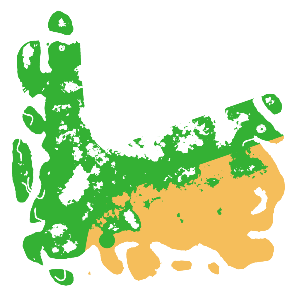 Biome Rust Map: Procedural Map, Size: 5000, Seed: 338410124