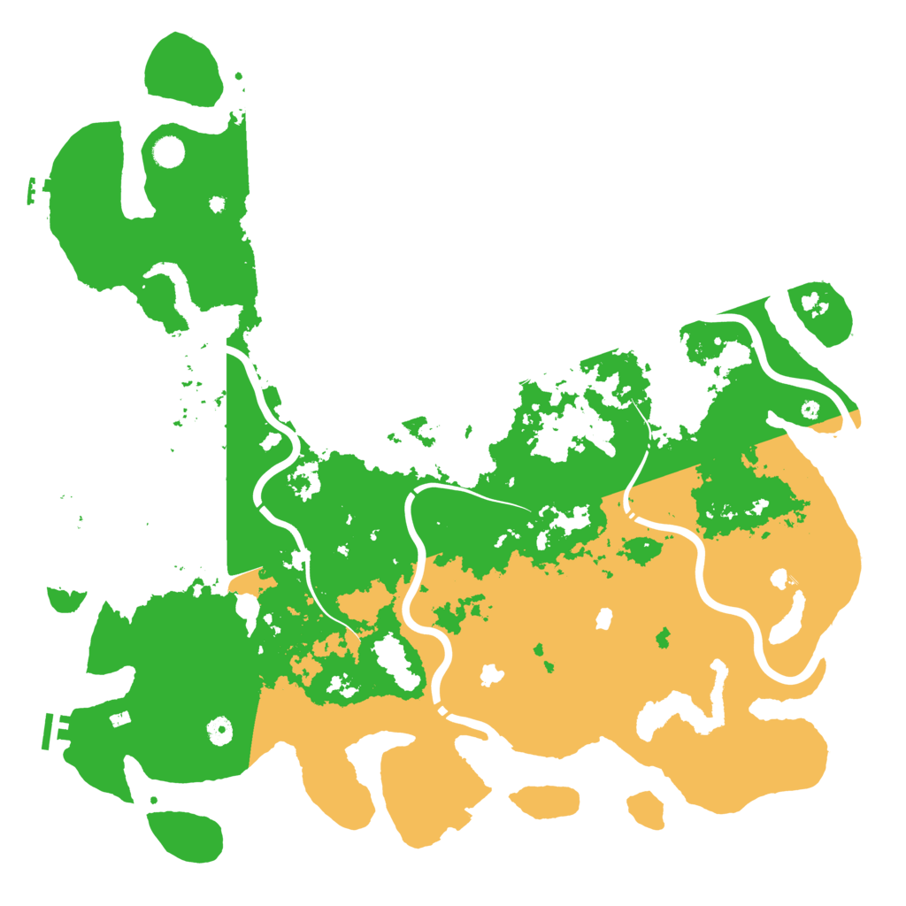 Biome Rust Map: Procedural Map, Size: 5000, Seed: 338410124