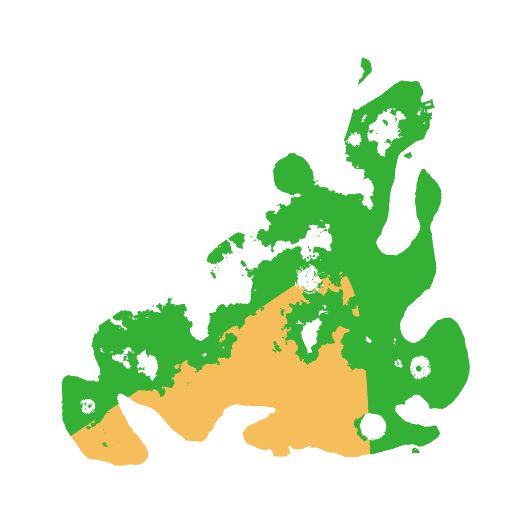 Biome Rust Map: Procedural Map, Size: 3500, Seed: 2349860