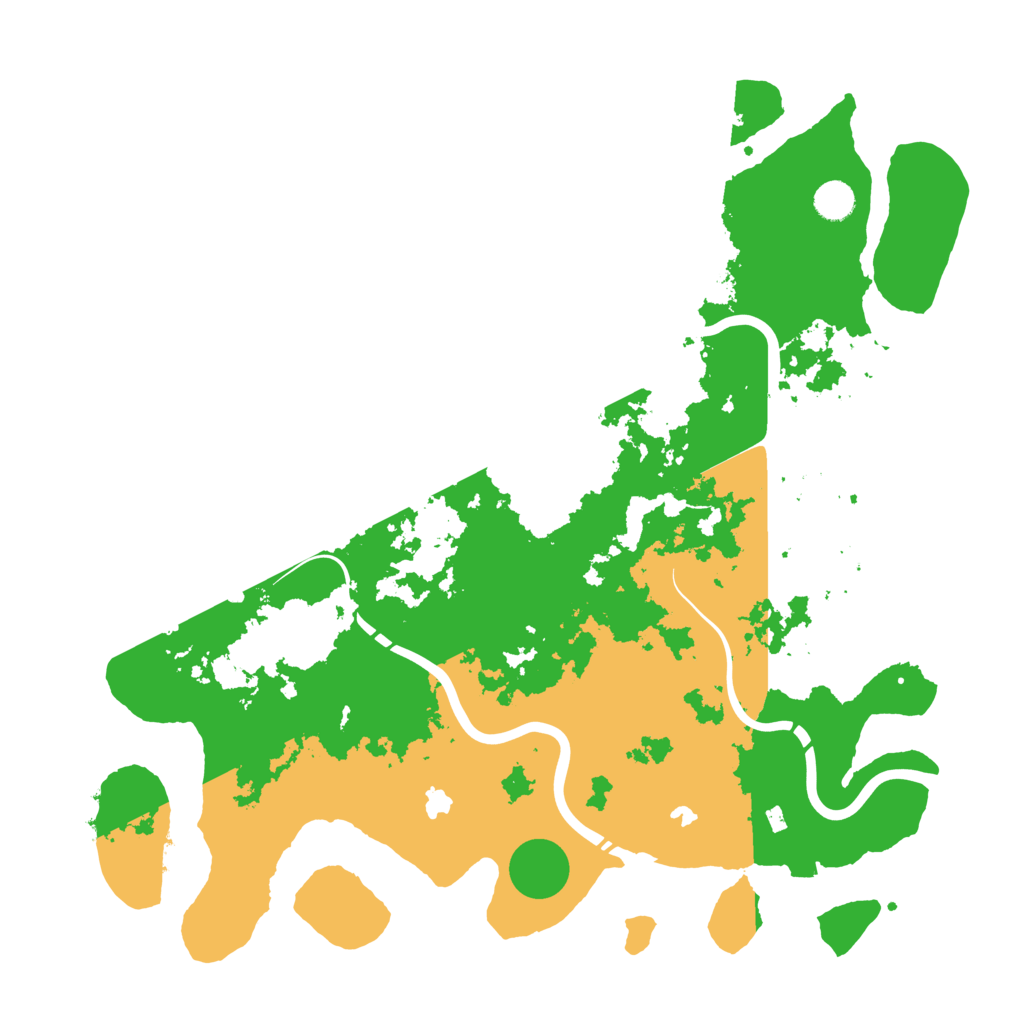 Biome Rust Map: Procedural Map, Size: 4500, Seed: 1395798717
