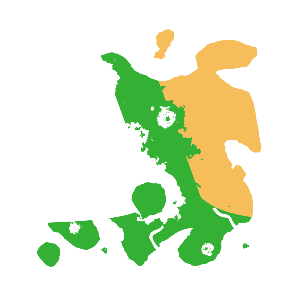 Biome Rust Map: Procedural Map, Size: 2500, Seed: 903701476