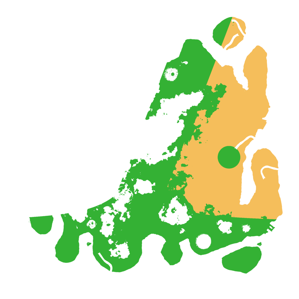 Biome Rust Map: Procedural Map, Size: 3500, Seed: 1914668619